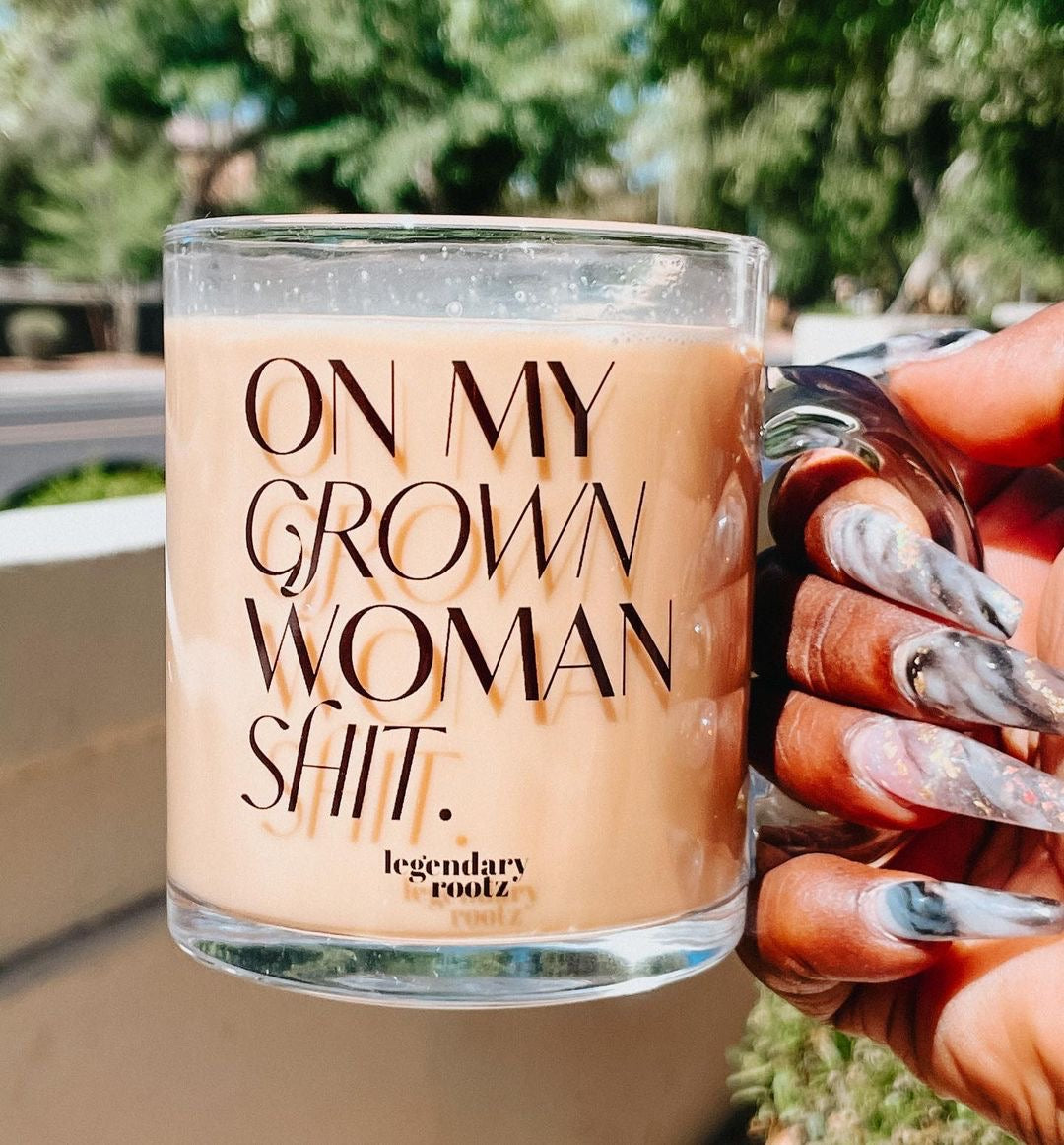 Pour In To You Black Queen  Clear Glass Mug – Legendary Rootz