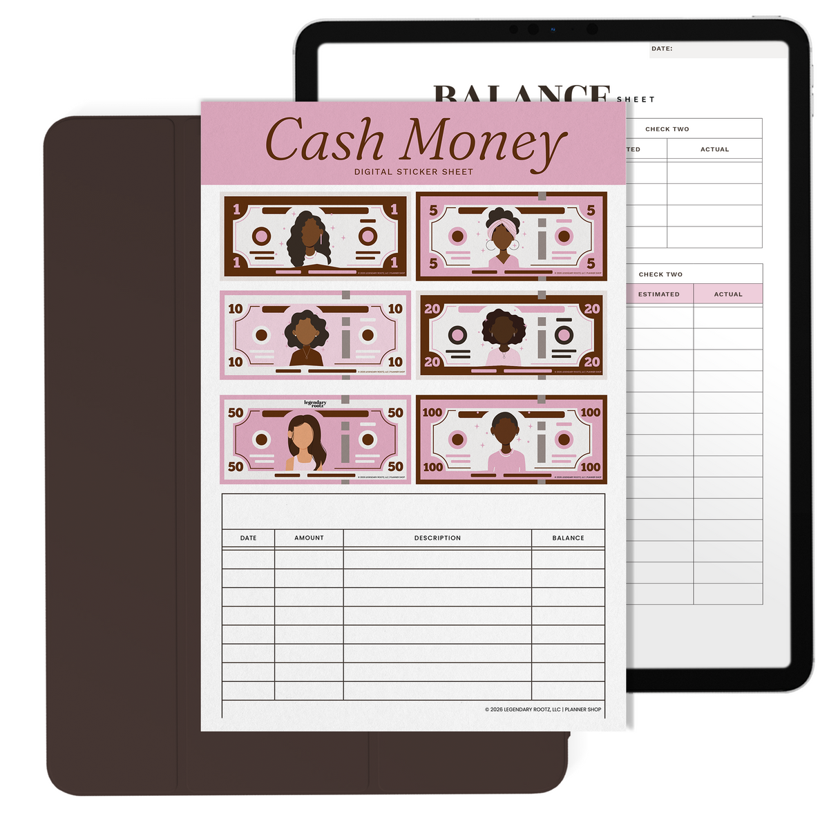 Cash Money | Digital Sticker Pack