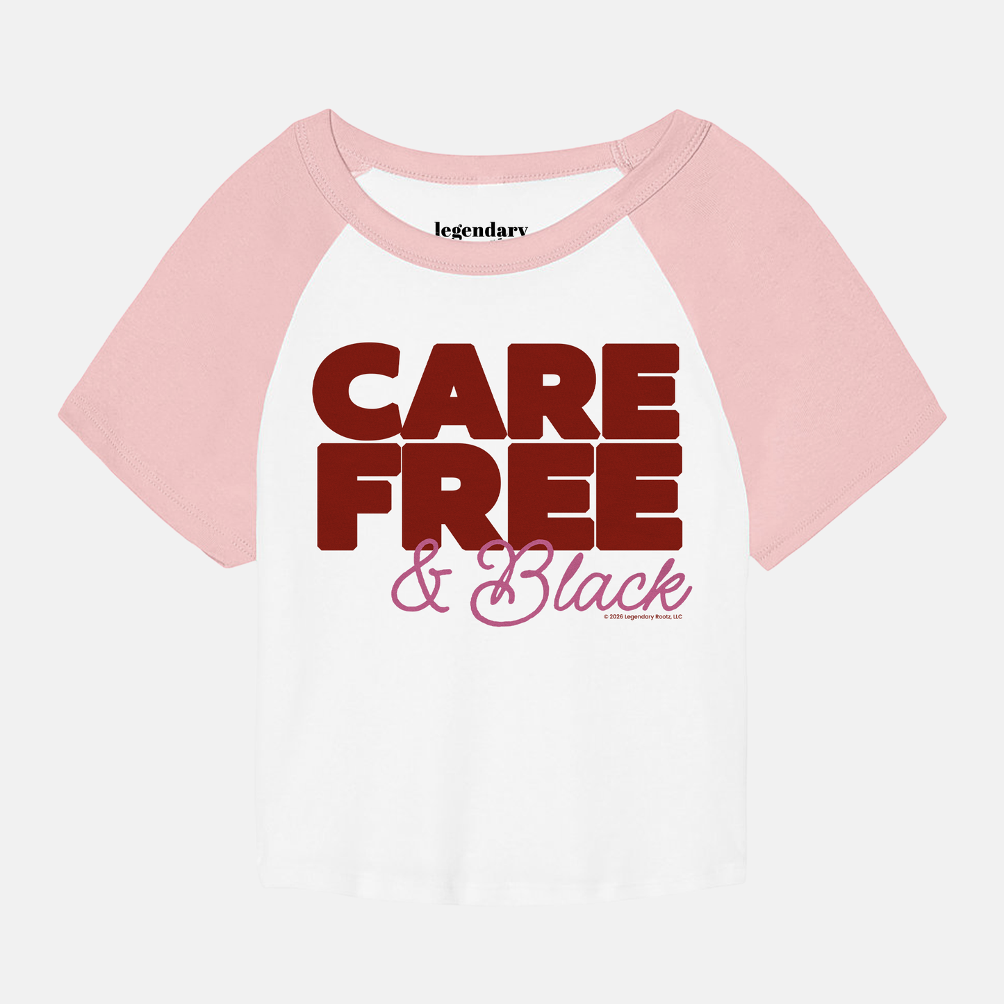 Carefree & Black | Baby Tee