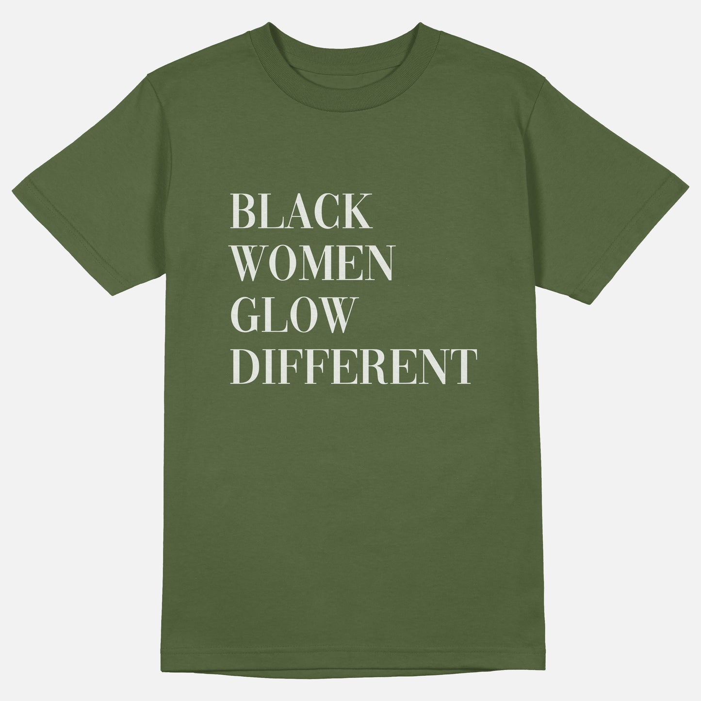 Black Women Glow Different | Tee