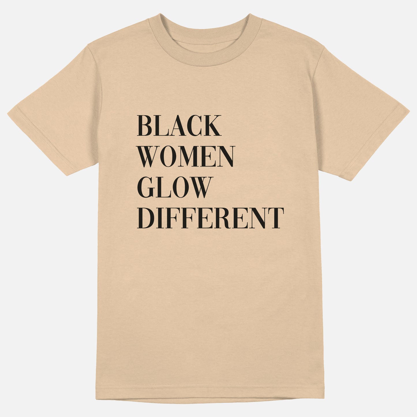 Black Women Glow Different | Tee