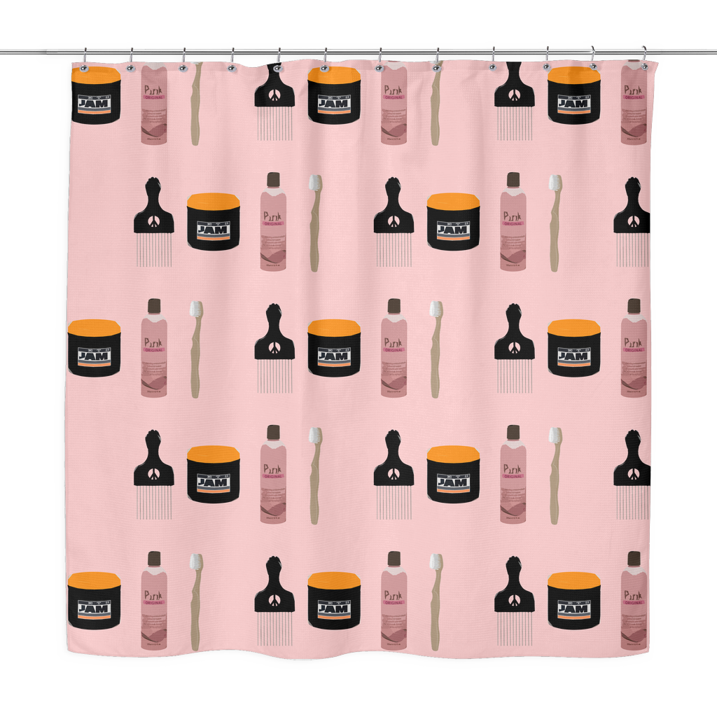 Good Hair Shower Curtain