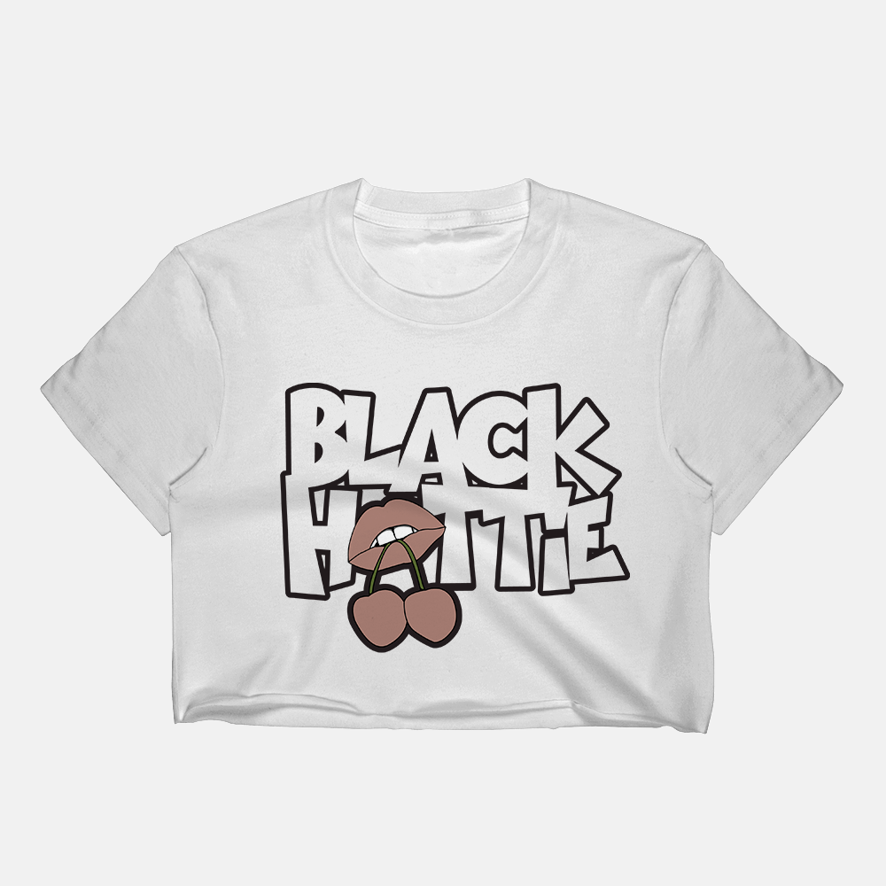 Black Hottie | Crop Tee