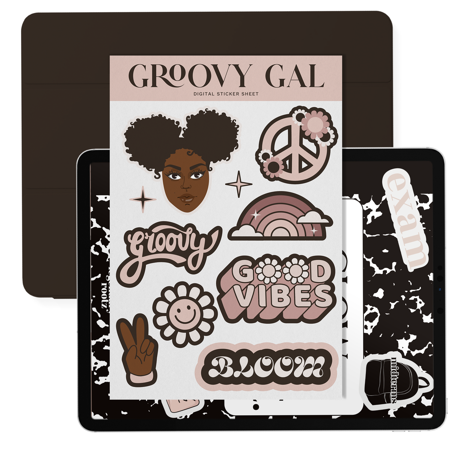 Groovy Gal | Digital Sticker Pack