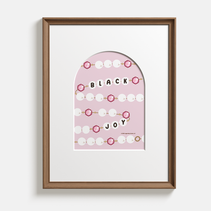 Black Joy | Matte Art Print