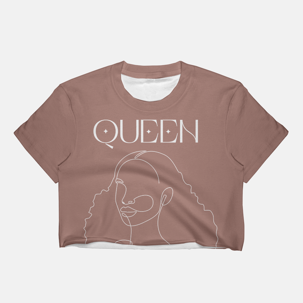Queen | Crop Tee