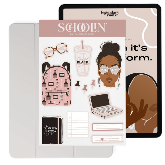 Schoolin' | Digital Sticker Pack