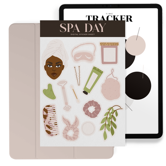 Spa Day | Digital Sticker Pack