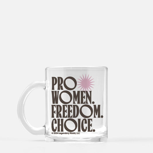 Pro Women | Clear Glass Mug