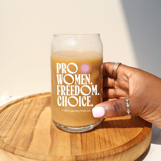 Pro Women | Clear Glass Cup