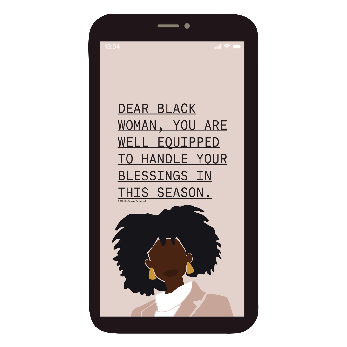Dear Black Woman You Are Blessed | Wallpaper Pack