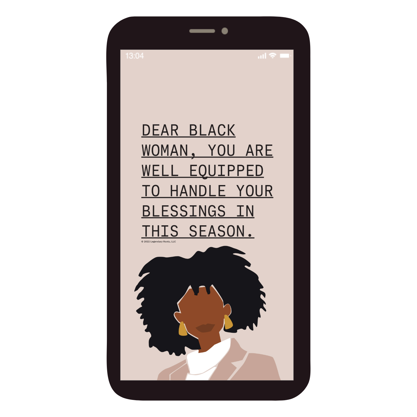 Dear Black Woman You Are Blessed | Wallpaper Pack