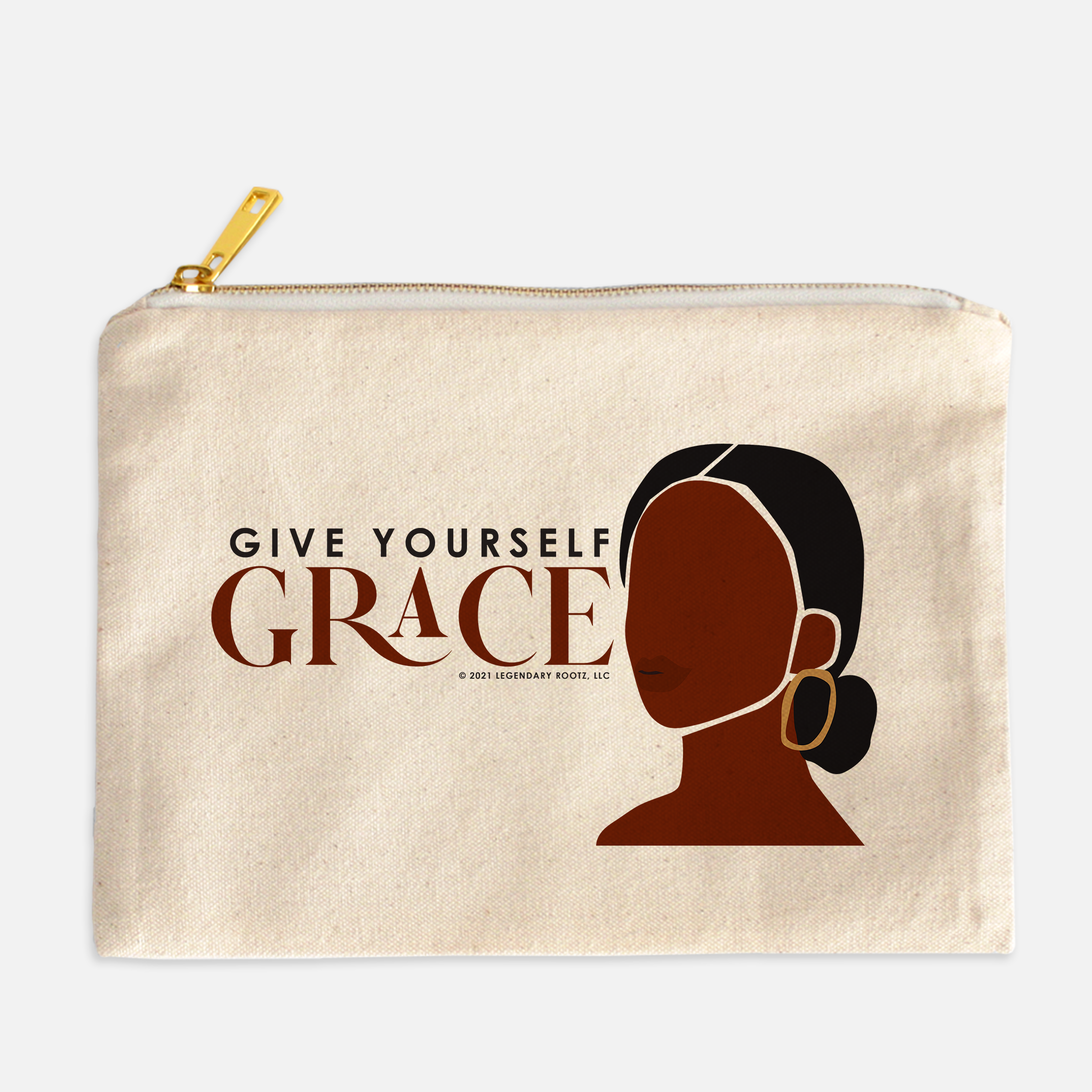 Give Yourself Grace | Canvas Pouch