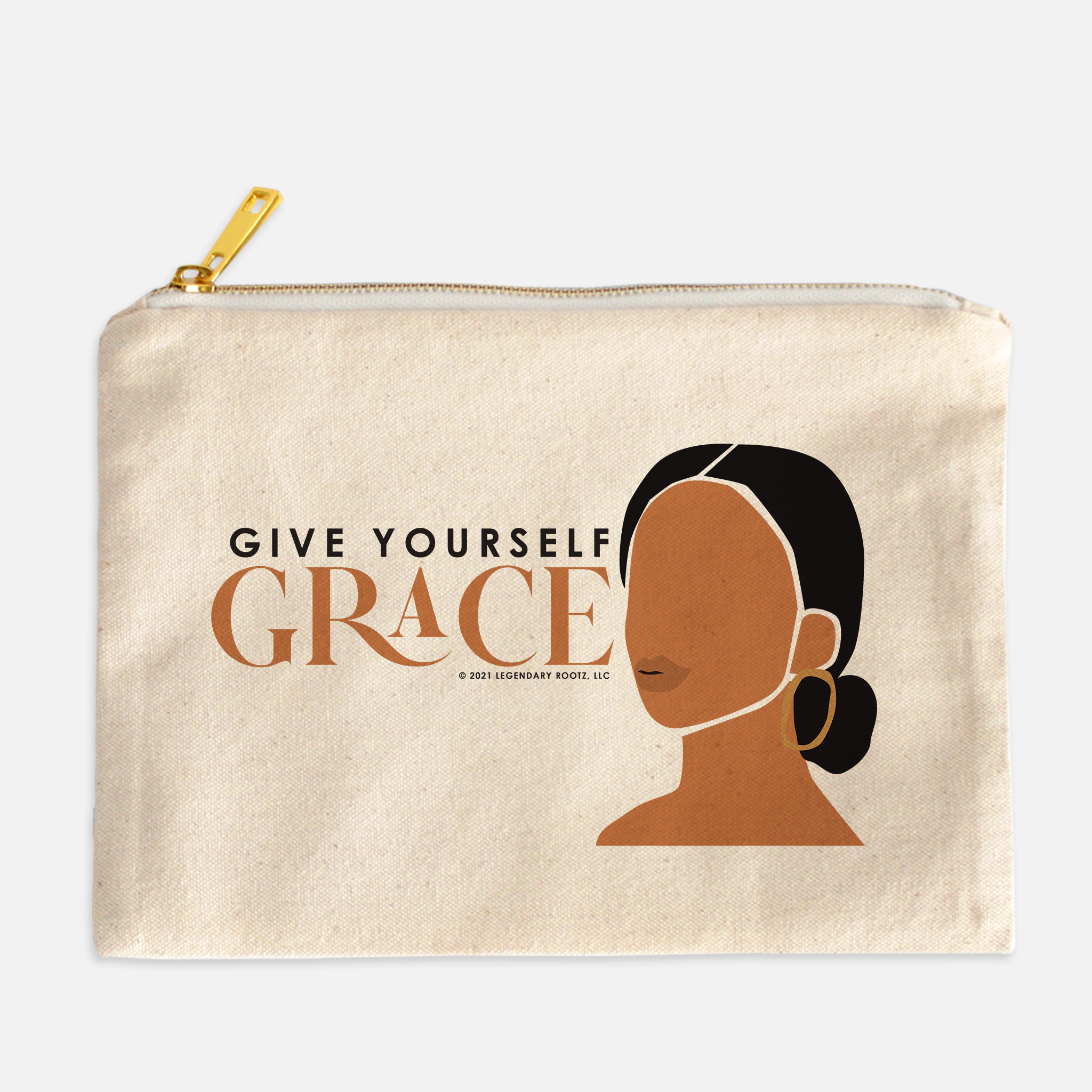 Give Yourself Grace | Canvas Pouch