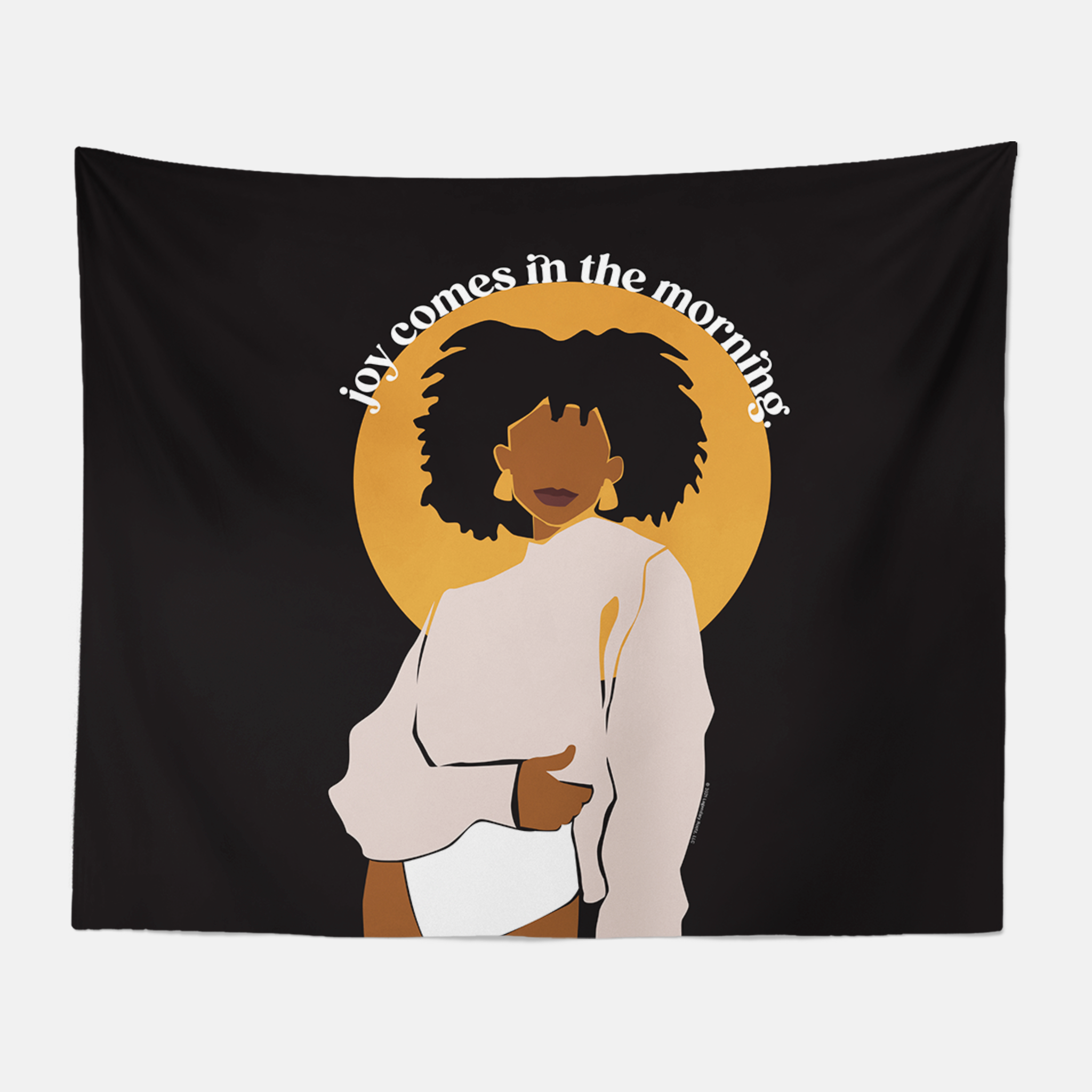 Joy Comes In The Morning Black | Tapestry