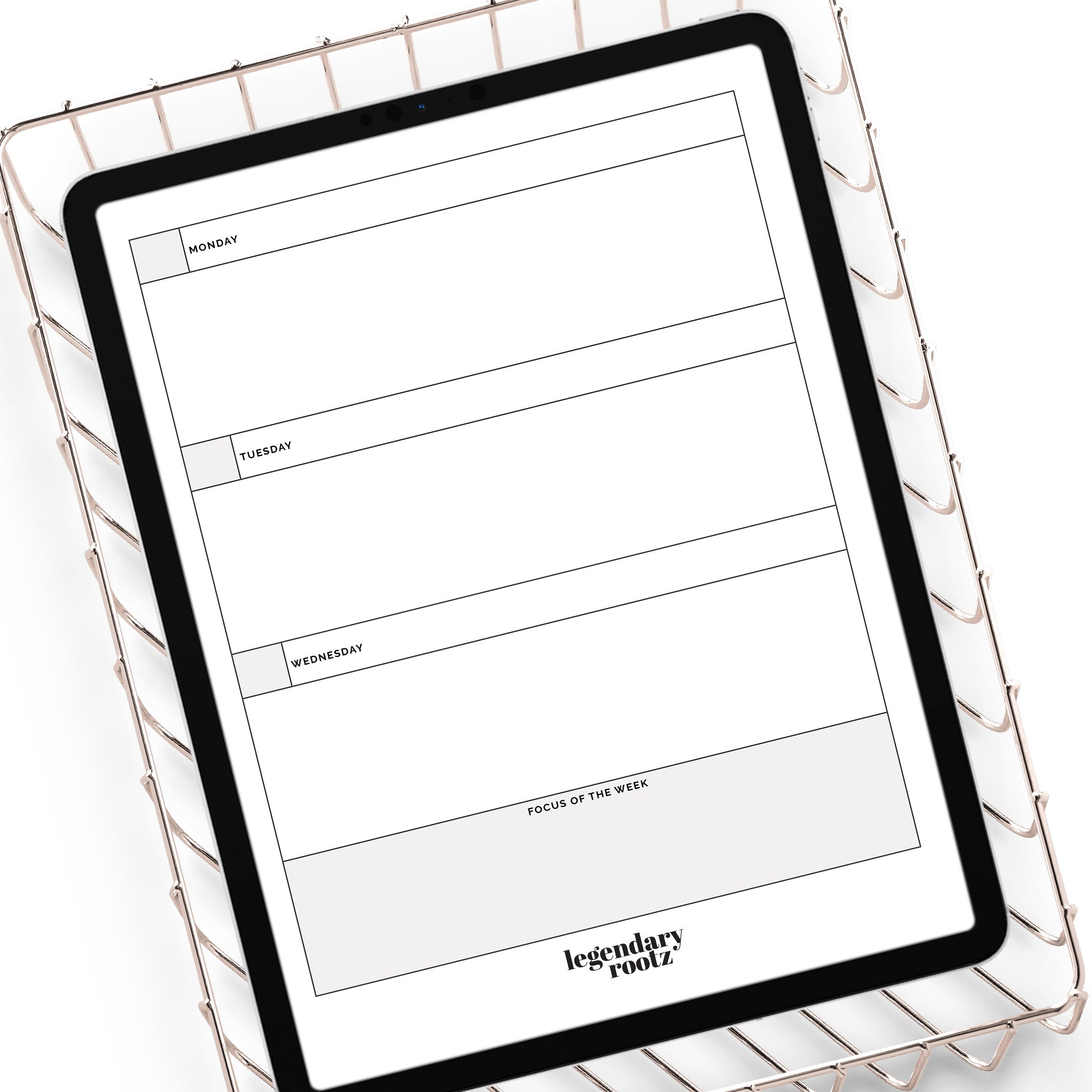 Undated Weekly Digital Planner