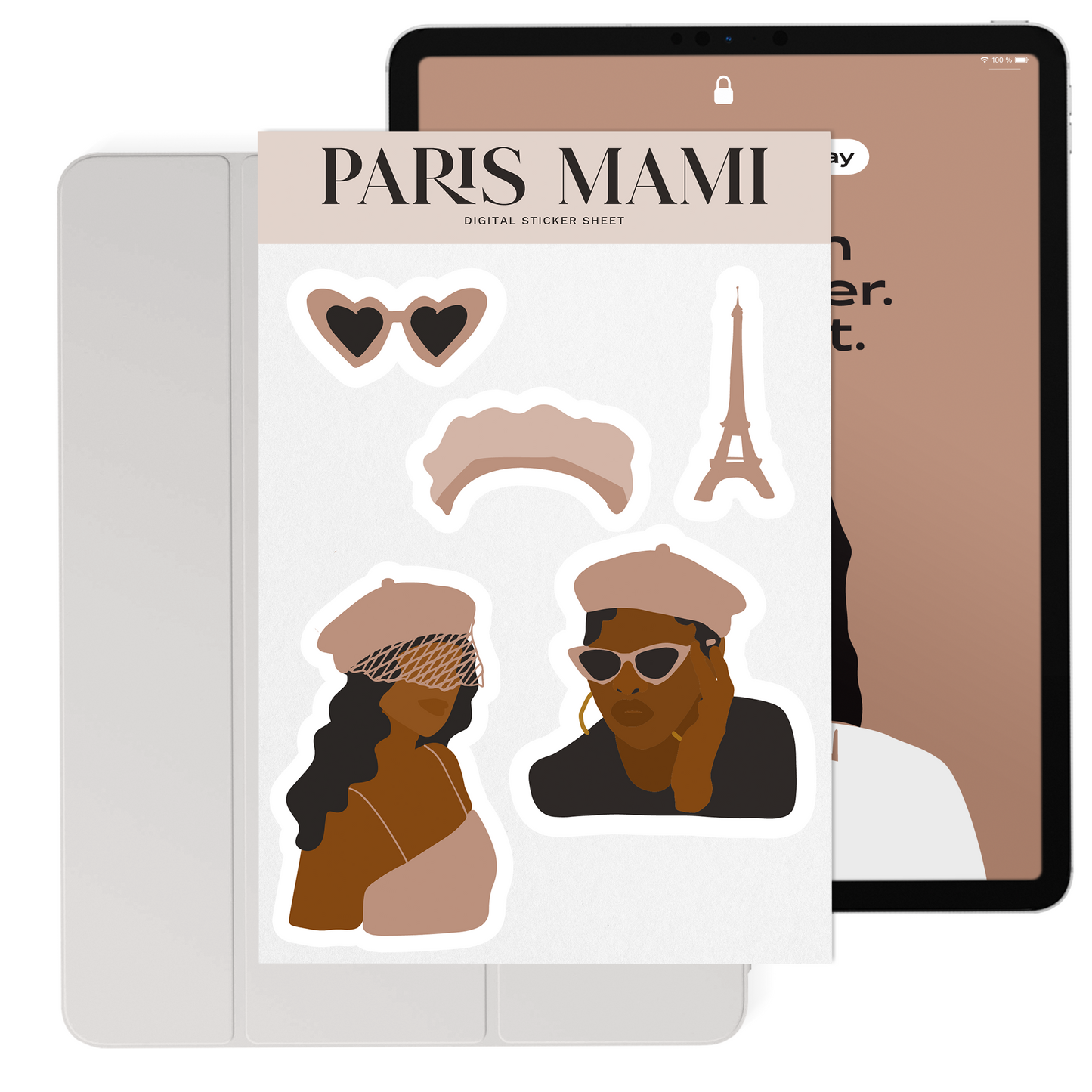 Paris Mami | Digital Sticker Pack