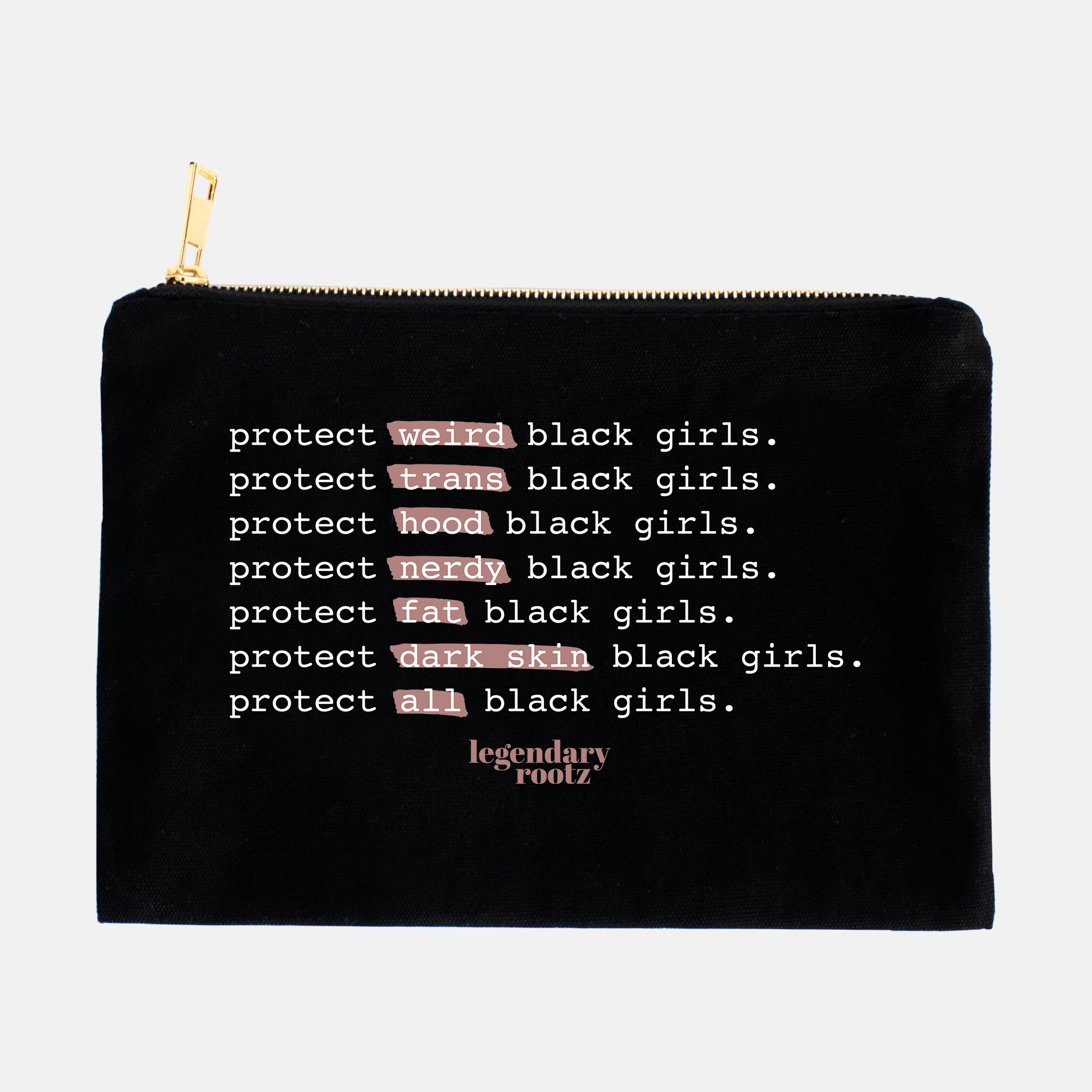 Protect All Black Girls | Canvas Pouch