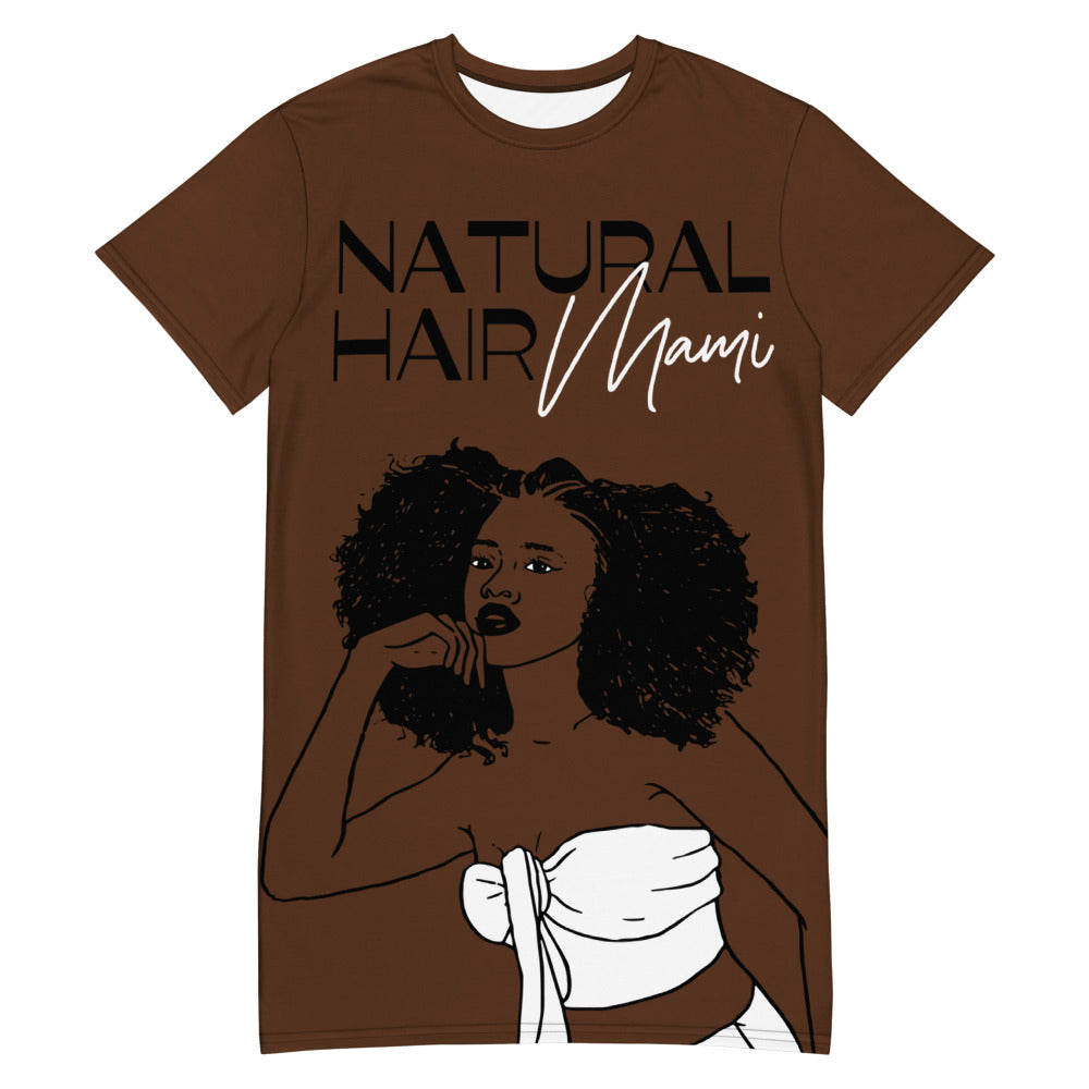 Natural Hair Mami Chocolate | T-Shirt Dress