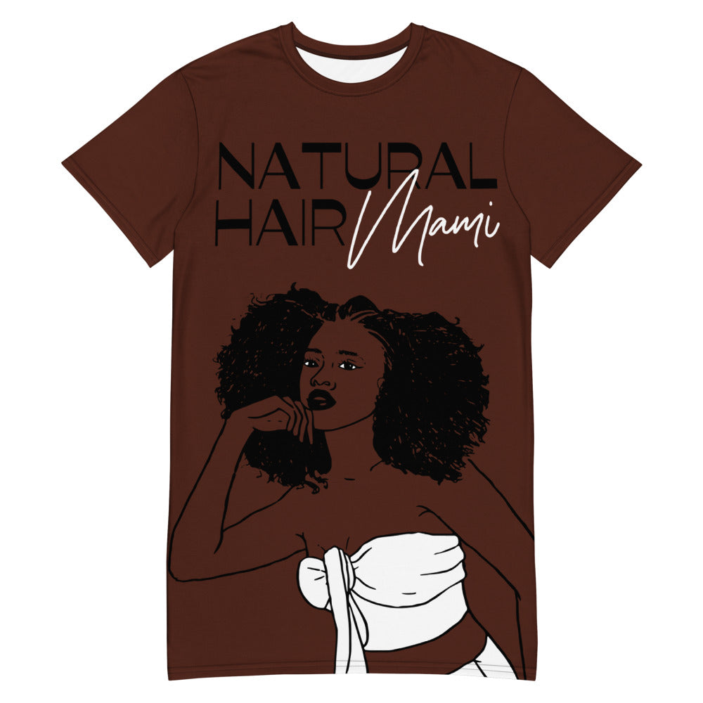 Natural Hair Mami Brownie | T-Shirt Dress
