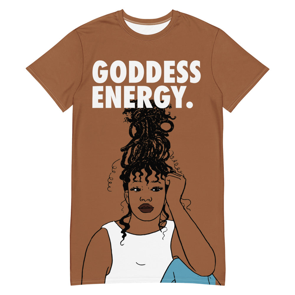 Goddess Energy Caramel | T-Shirt Dress