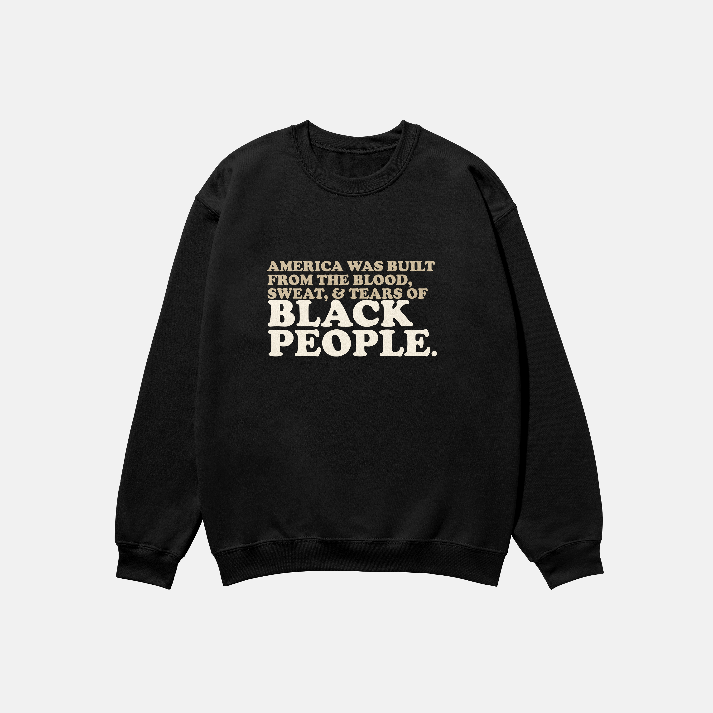 America Was Built From  | Crewneck