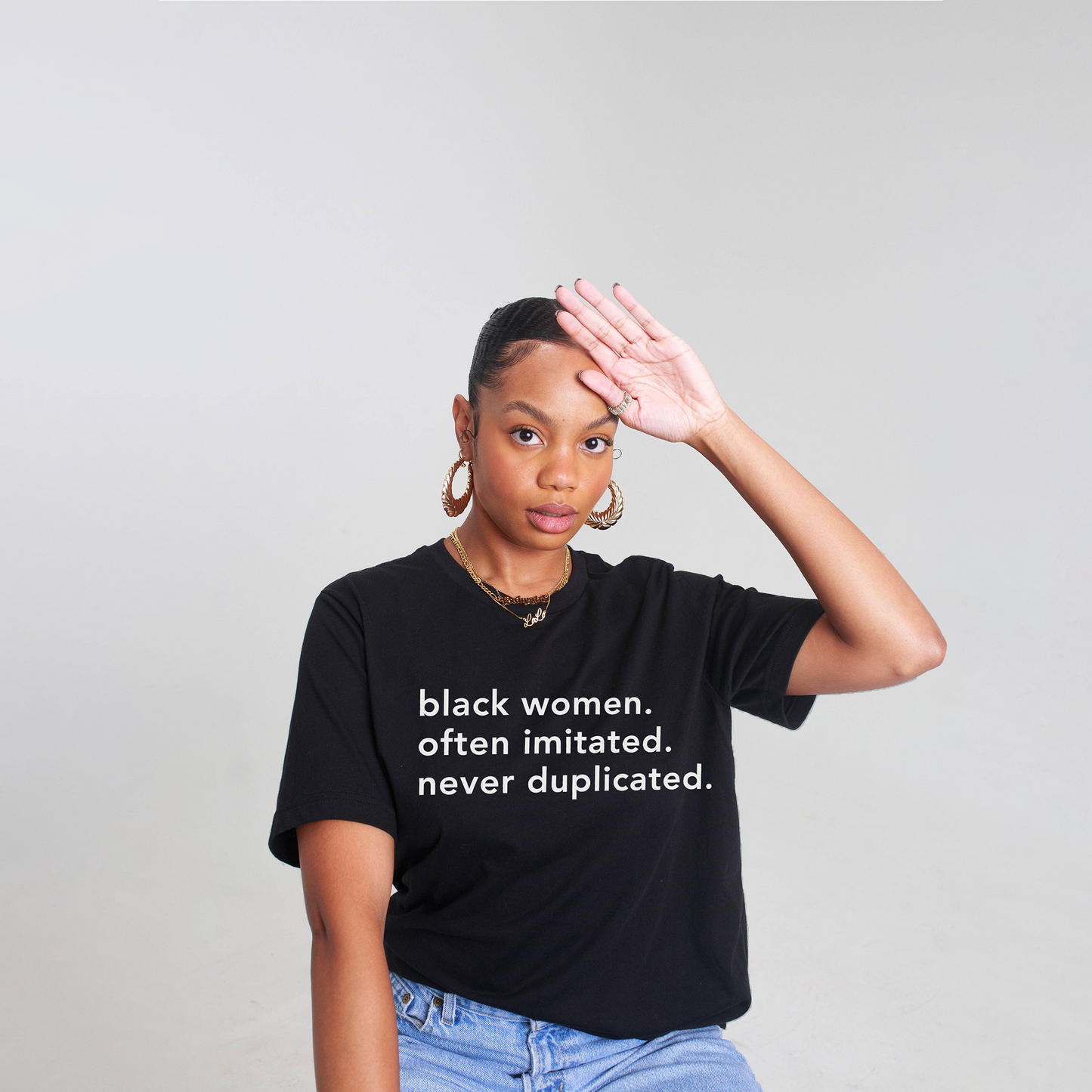 Black Women. Often Imitated. Never Duplicated.  | Tee