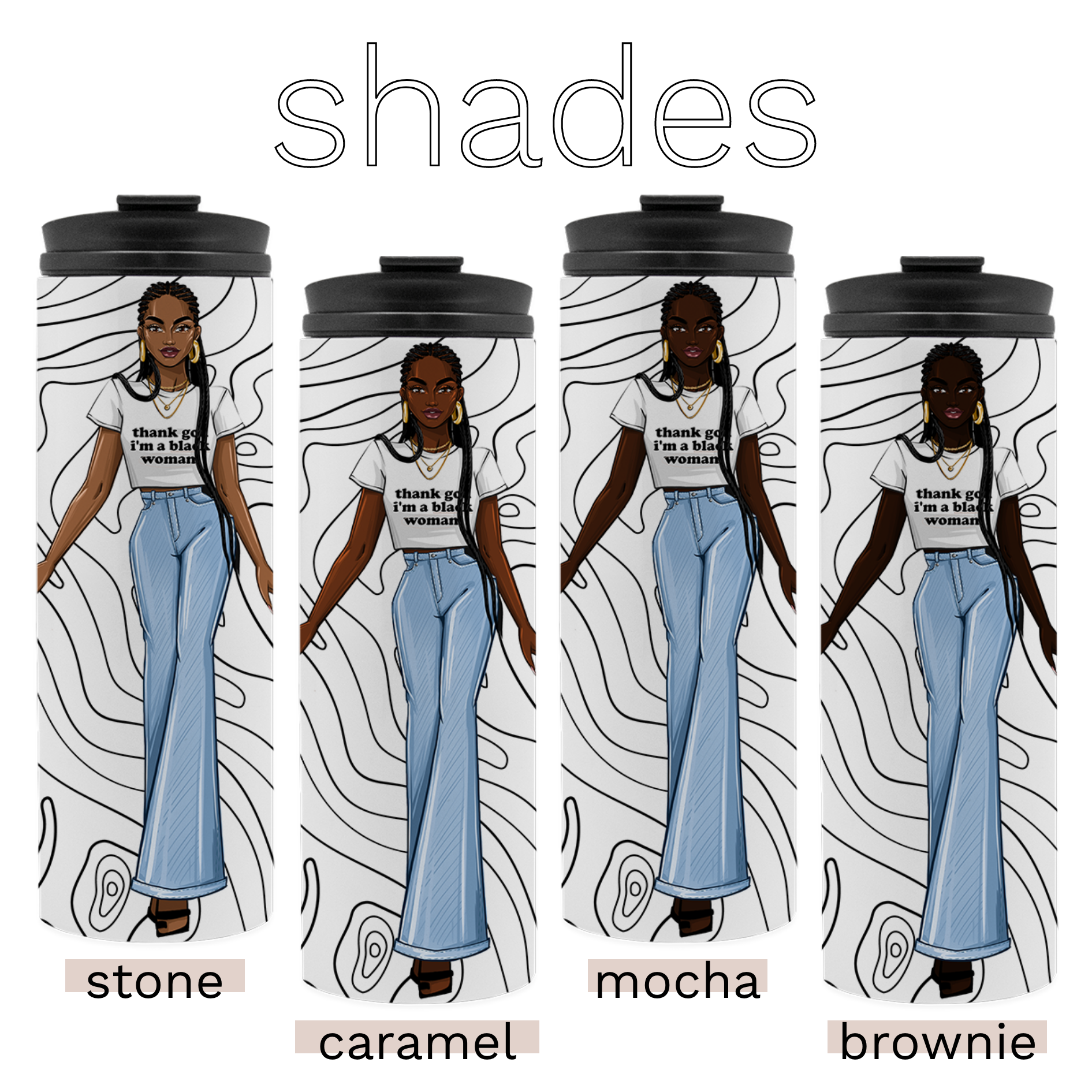 Thank God I'm A Black Woman Indya | Tumbler - Legendary Rootz