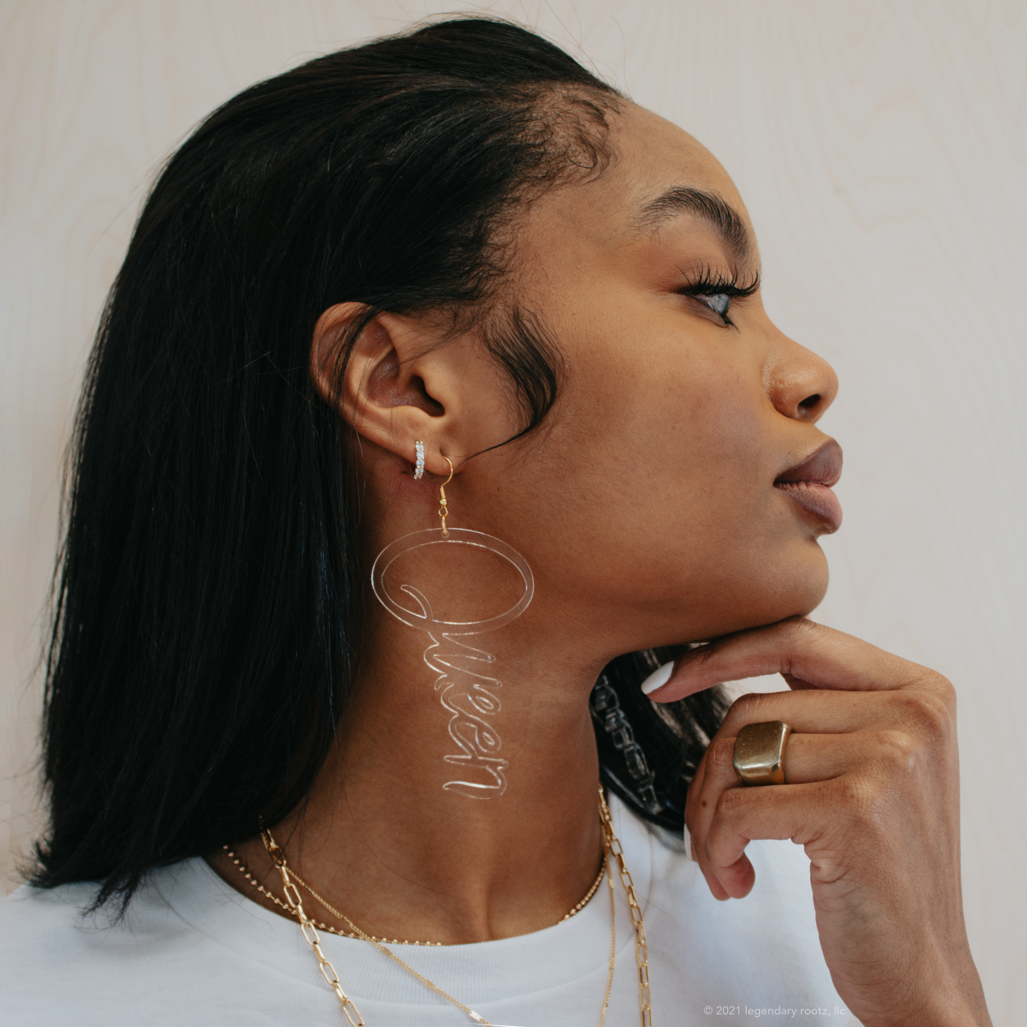Queen Acrylic Earrings - Legendary Rootz